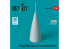 ResKit avion RSU48-0288 Cône de nez du Mirage 2000C pour kit Kinetic/Italeri imprimé en 3D 1/48