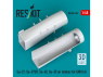 ResKit avion RSU48-0367 Prises d'air Su-27, Su-27UB, 30 et 35 pour kit GWH imprimées en 3D 1/48