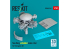 ResKit RSU48-0363 Rotor principal déplié Sea King pour kit Hasegawa imprimé en 3D 1/32