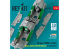 ResKit avion RSU48-0375 Cockpit Mirage 2000N édition de base avec décalcomanies 3D pour kit Kinetic imprimé en 3D 1/48