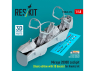 ResKit avion RSU48-0376 Cockpit Mirage 2000D édition de base avec décalcomanies 3D pour kit Kinetic imprimé en 3D 1/48