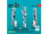 ResKit avion RSU48-0542 Trains d&#039;atterrissage A-10 Thunderbolt II Early &amp; Late avec roues pour kit Academy imprimé en 3D 1/48