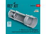 ResKit avion RSU48-0505 Buse d'échappement F-104A, C, D, J, G Starfighter pour Kinetic/ Eduard 11169 1/48
