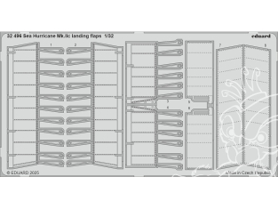 Eduard photodécoupe avion 32496 Volets d'atterrissage Sea Hurricane Mk.IIc Revell 1/32