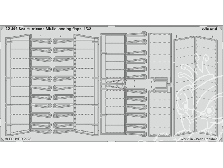 Eduard photodécoupe avion 32496 Volets d'atterrissage Sea Hurricane Mk.IIc Revell 1/32 Eduard photodécoupe avion 32496 Volets d'atterrissage Sea Hurricane Mk.IIc Revell 1/32