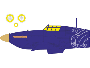 Eduard Express Mask JX341 Sea Hurricane Mk.IIc Revell 1/32
