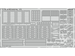 Eduard photodecoupe avion 72752 Baie de bombe B-24D Airfix 1/72