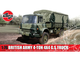 Airfix maquette militaire A02326A Camion 4 x 4 G.S de l'armée britannique de 4 tonnes 1/76
