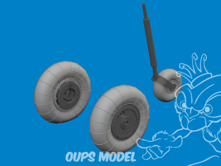 Eduard kit d'amelioration brassin 632206 Roues Messerschmitt Bf 109K-4 Kotare 1/32