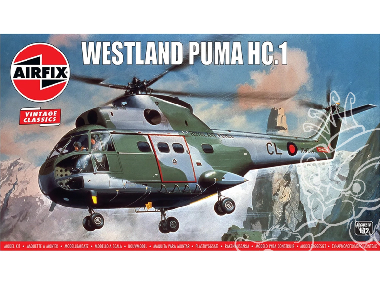 Airfix maquette helicoptére A03021V Westland Puma HC.1 1/72