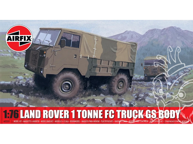 Airfix maquette militaire A02331 Camion Land Rover 1 tonne FC avec carrosserie G.S. 1/76 Airfix maquette militaire A02331 Camion Land Rover 1 tonne FC avec carrosserie G.S. 1/76