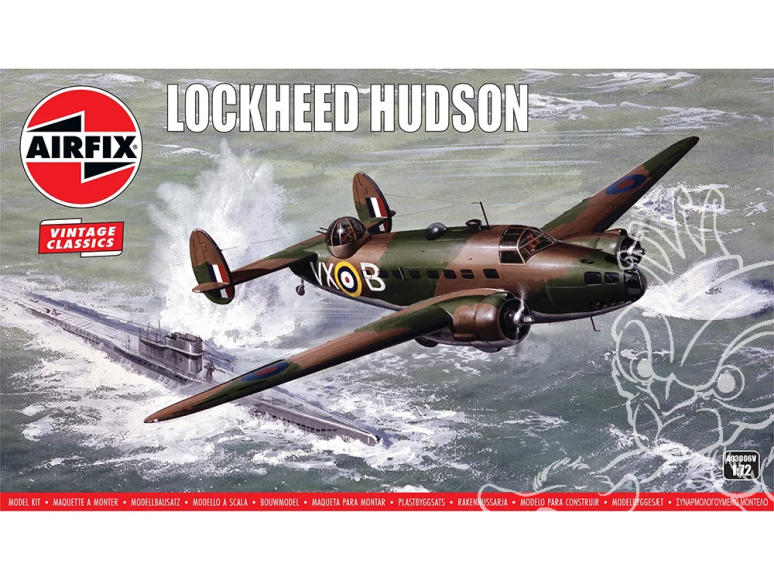 Airfix maquette avion A03006V Lockheed Hudson 1/72 Airfix maquette avion A03006V Lockheed Hudson 1/72