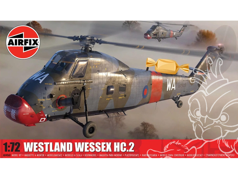 Airfix maquette helicoptére A04068 Westland Wessex HC.2 1/72