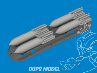 Eduard kit d'amelioration avion brassin Print 6481152 S-199 4x ETC 50 rack avec bombes Eduard 1/48