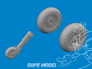 Eduard kit d'amelioration brassin 672424 Roues Spitfire Mk.I/II/V IBG 1/72