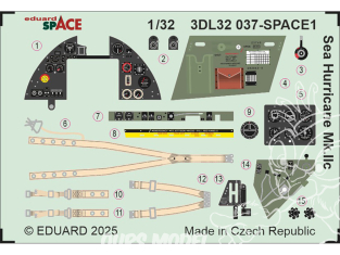Eduard Space décalques 3D 3DL32037 Sea Hurricane Mk.IIc Revell 1/32