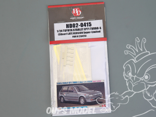 Hobby Design amélioration HD02-0415 Toyota Starlet EP71 Turbo-S (3 portes) Late version Super Limited Hasegawa 1/24