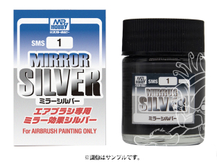 peinture maquette Mr Hobby SMS1 Argent miroir 18ml