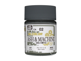 peinture maquette Mr Hobby CA02 Ash & Machine Grey Tone 2 Brillant
