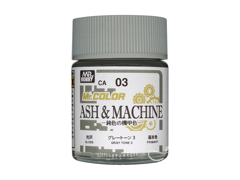 peinture maquette Mr Hobby CA03 Ash & Machine Grey Tone 3 Brillant peinture maquette Mr Hobby CA03 Ash & Machine Grey Tone 3 Brillant