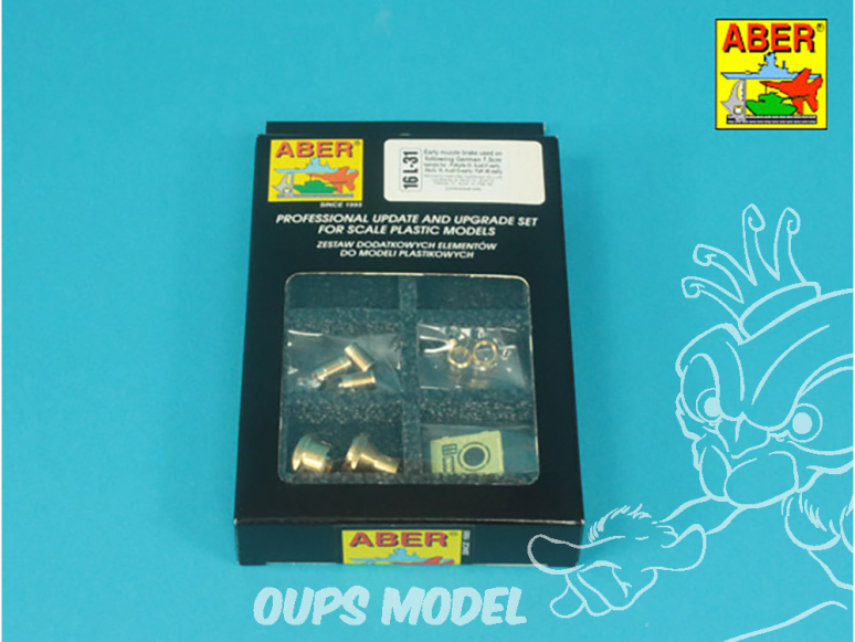 Aber 16L31 Frein de bouche canons de PzKpfw. IV Ausf.H early Stug.III Ausf.G early ou sur PaK 40 early 1/16 Aber 16L31 Frein de bouche canons de PzKpfw. IV Ausf.H early Stug.III Ausf.G early ou sur PaK 40 early 1/16