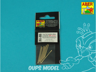 Aber 35L355 Canon pour Flack-2cm SMK 18 Type2 Salvehmaschinenkanone kit Das Werk 1/35