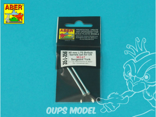 Aber 35L356 Canon pour Bofors 40mm L/70 U.S. M247 Sergent York kit Tous 1/35