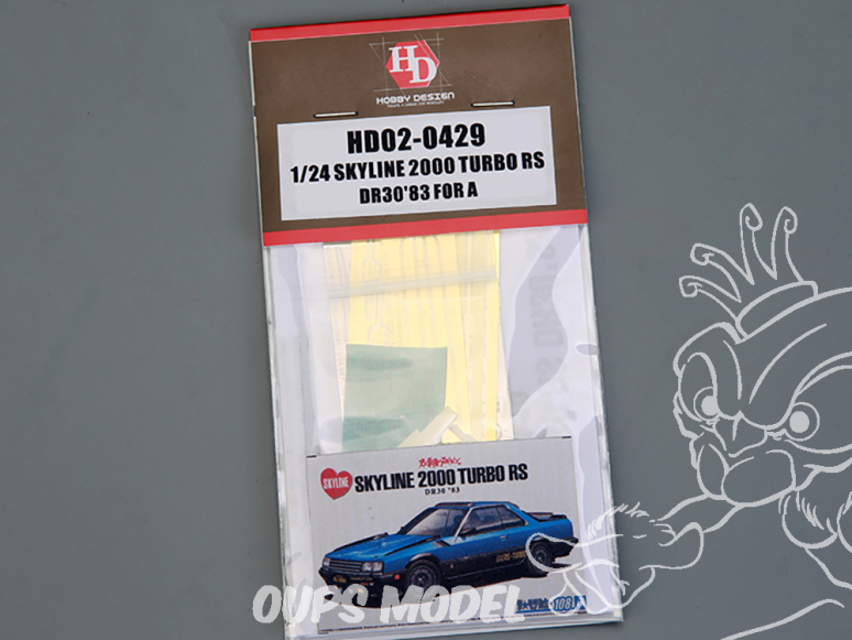 Hobby Design amélioration HD02-0429 Nissan Skyline 2000 Turbo RS DR30 1983 Aoshima 1/24 Hobby Design amélioration HD02-0429 Nissan Skyline 2000 Turbo RS DR30 1983 Aoshima 1/24