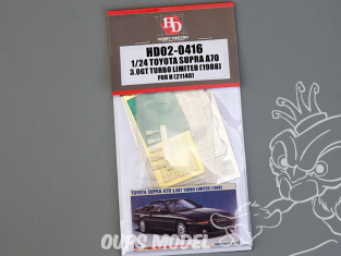 Hobby Design amélioration HD02-0416 Toyota Supra A70 3.0GT Turbo Limited 1988 Hasegawa 1/24