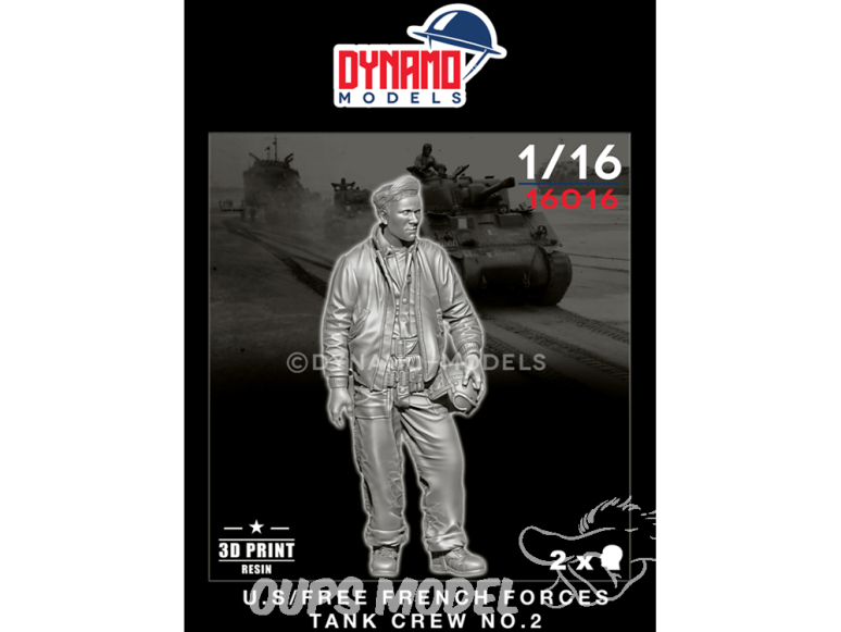 Dynamo models figurine 16016 Tankiste Forces Françaises libres / U.S. No.2 1/16 Dynamo models figurine 16016 Tankiste Forces Françaises libres / U.S. No.2 1/16