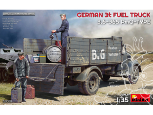 Mini Art maquette militaire 53031 Camion-citerne allemand 3 t 3,6-36S type PmQ 1/35