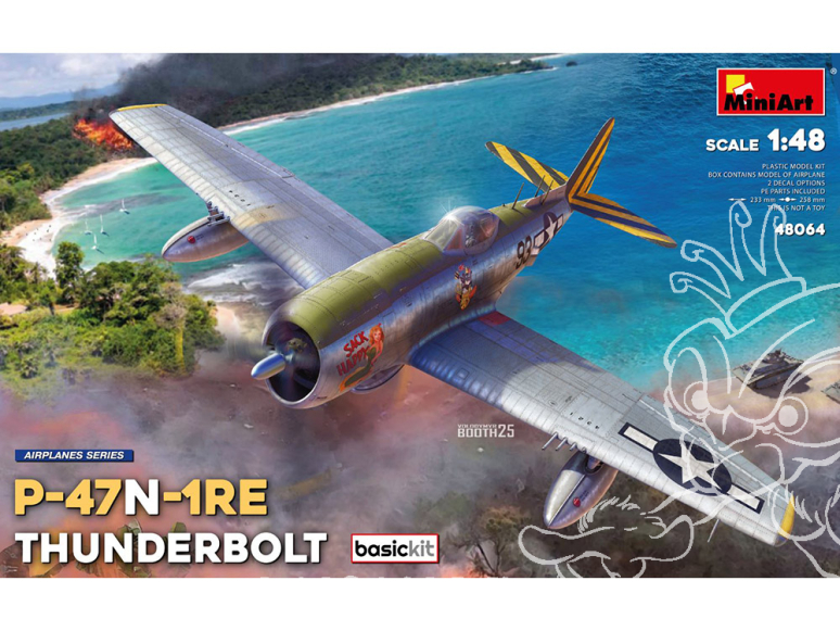 Mini Art maquette avion 48064 P-47N-1RE THUNDERBOLT. BASIC KIT 1/48 Mini Art maquette avion 48064 P-47N-1RE THUNDERBOLT. BASIC KIT 1/48