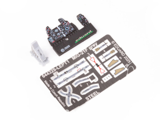 Eduard kit d'amelioration avion Löök 644329 MiG-21F Gris Eduard 1/48