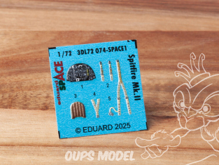 Eduard Space décalques 3D 3DL72074 Spitfire Mk.II Ibg 1/72