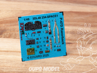 Eduard Space décalques 3D 3DL48254 P-47D Razorback Mini Art 1/48