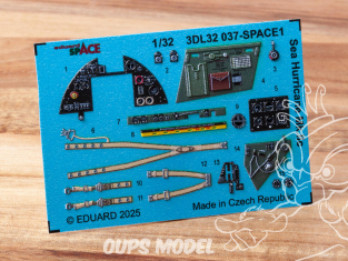 Eduard Space décalques 3D 3DL32037 Sea Hurricane Mk.IIc Revell 1/32 Eduard Space décalques 3D 3DL32037 Sea Hurricane Mk.IIc Revell 1/32