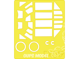 Eduard Express Mask EX019 Messerschmitt Bf 109E-3 Tamiya 1/48