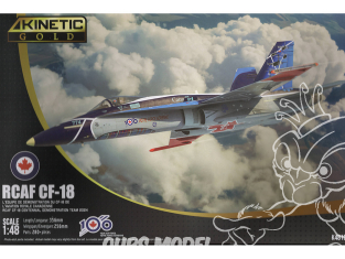 Kinetic maquette avion K48150 RCAF CF-18 Royal Canadian patrouille acrobatique 2024 1/48