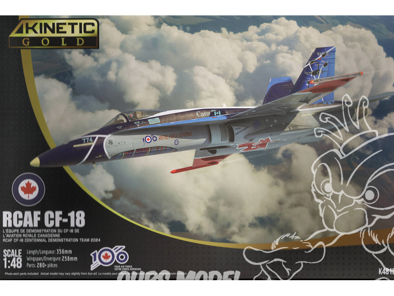 Kinetic maquette avion K48150 RCAF CF-18 Royal Canadian patrouille acrobatique 2024 1/48 Kinetic maquette avion K48150 RCAF CF-18 Royal Canadian patrouille acrobatique 2024 1/48