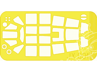 Eduard Express Mask JX001 A6M5 Zero Tamiya 1/32