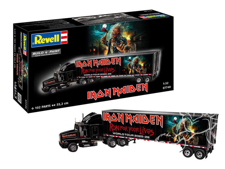 Revell maquette camion 07740 Tour Truck Iron Maiden 1/32