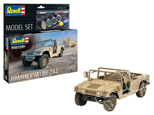 Revell maquette militaire 63366 Model Set HMMWV M1097A2 avec accessoires de base 1/35