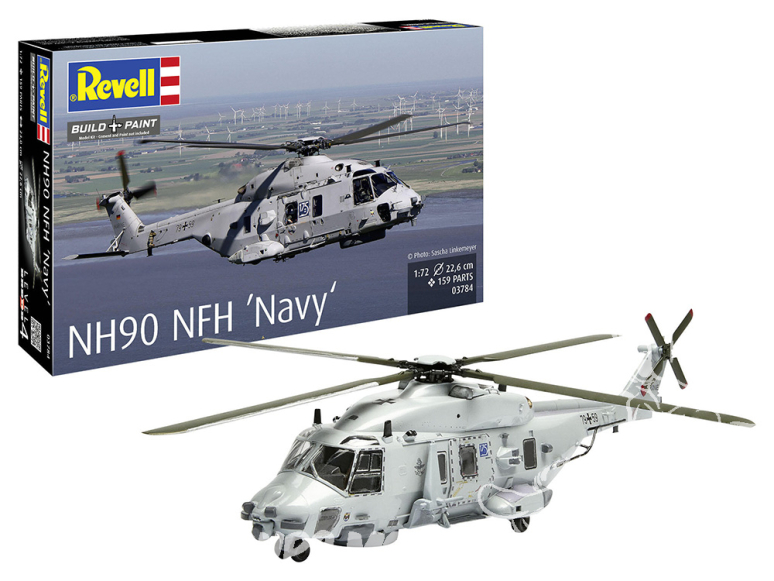 Revell maquette helicoptere 03784 NH90 NFH Marine 1/72