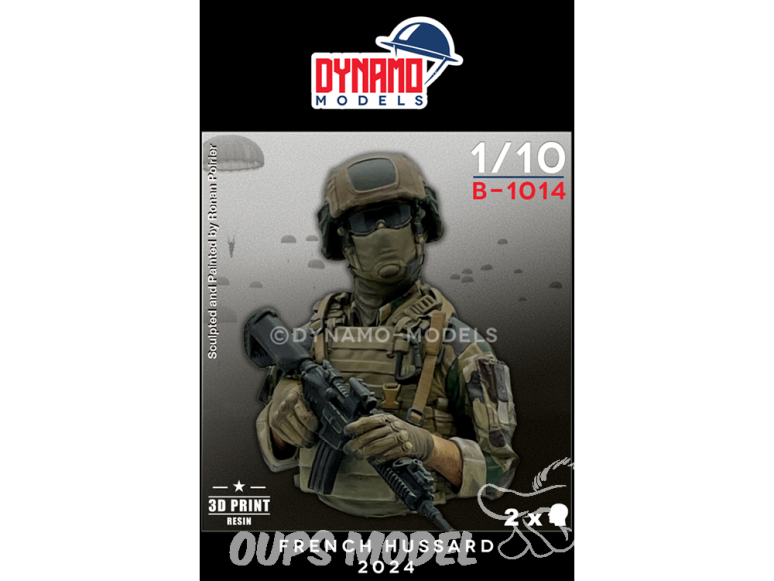 Dynamo models buste B-1014 Hussard Français 2024 1/10 Dynamo models buste B-1014 Hussard Français 2024 1/10