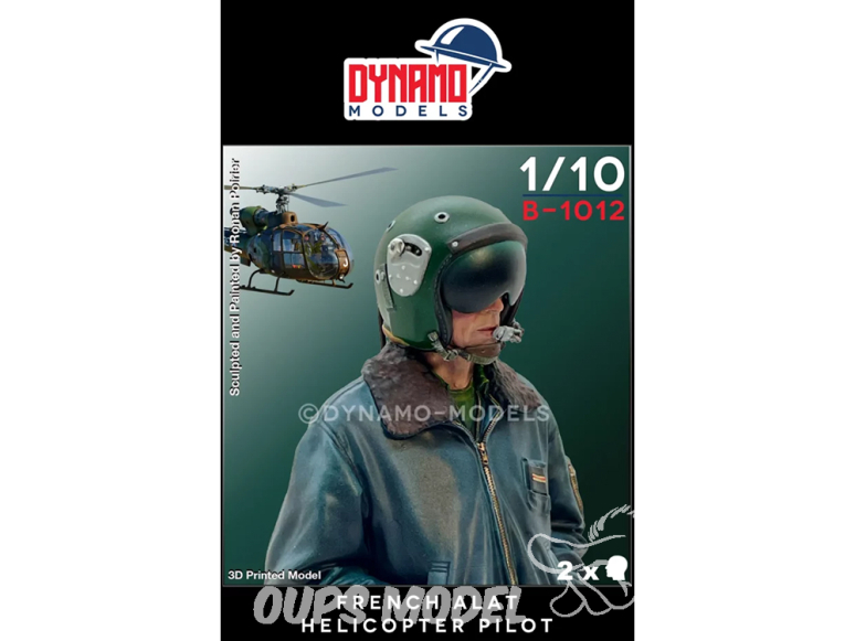 Dynamo models buste B-1012 Pilote d'hélicoptère ALAT 1/10 Dynamo models buste B-1012 Pilote d'hélicoptère ALAT 1/10