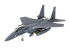 REVELL maquette avion 73972 Starter Kit F-15E Strike Eagle &amp; bombes avec accessoires de base 1/144