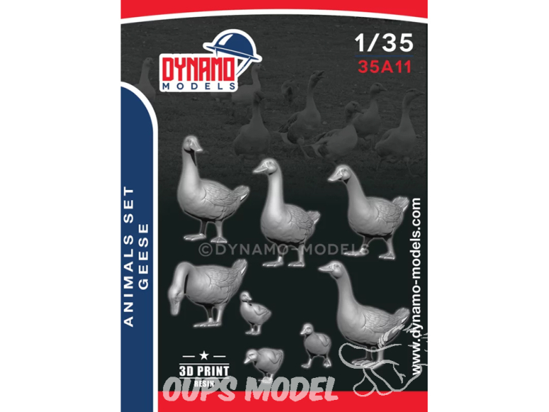 Dynamo models figurine 35A11 Oies 1/35 Dynamo models figurine 35A11 Oies 1/35