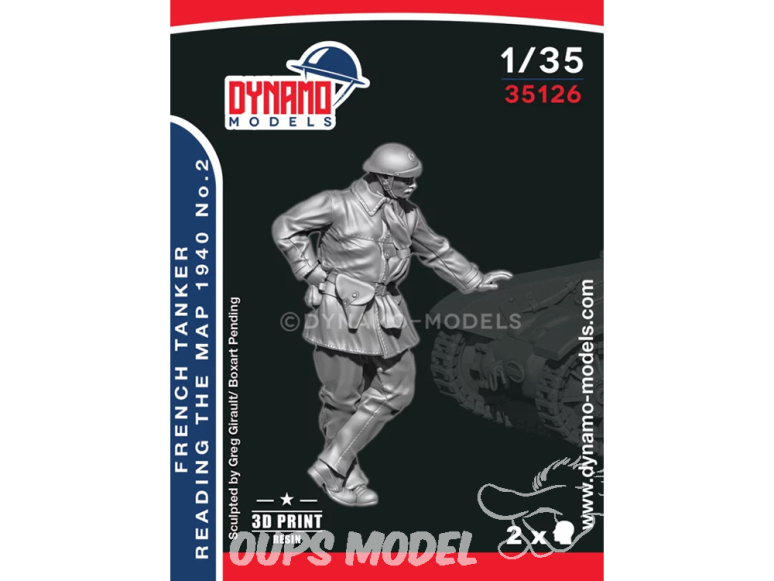 Dynamo models figurine 35126 Tankiste Français 1940 lisant une carte No.2 1/35 Dynamo models figurine 35126 Tankiste Français 1940 lisant une carte No.2 1/35