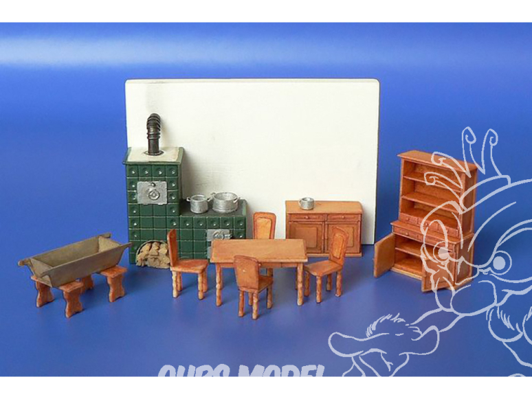 Hauler accessoires diorama HLH72147 Meubles de cuisine en resine 1/72 Hauler accessoires diorama HLH72147 Meubles de cuisine en resine 1/72