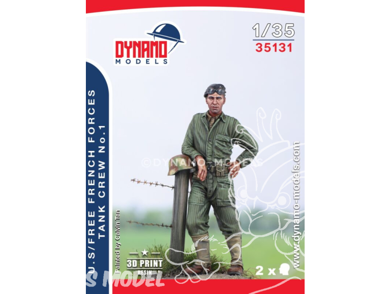 Dynamo models figurine 35131 Tankiste Forces Françaises libres / U.S. No.1 1/35 Dynamo models figurine 35131 Tankiste Forces Françaises libres / U.S. No.1 1/35